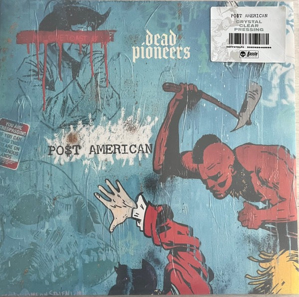 Image of Front Cover of LP - EX/EX - DEAD PIONEERS, Post American (Hassle Records; HOFF470LP, Europe 2025, Poster, Crystal Clear Vinyl), ,  - 4216318C