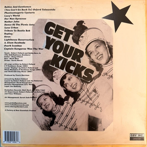 Image of Back Cover of LP - VG+/VG+ - GUIDED BY VOICES, Thick Rich And Delicious (Guided By Voices Inc.; GBVi124, US 2025), ,  - 4216319C