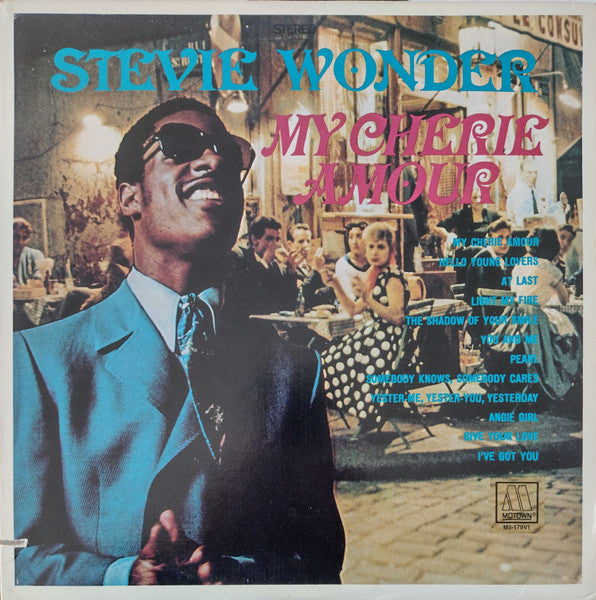 Image of Front Cover of LP - VG/VG+ - STEVIE WONDER, My Cherie Amour (Motown; M5-179V1, US 1981 Reissue, Company inner), Light wear to edges of sleeve,  - 4246192S