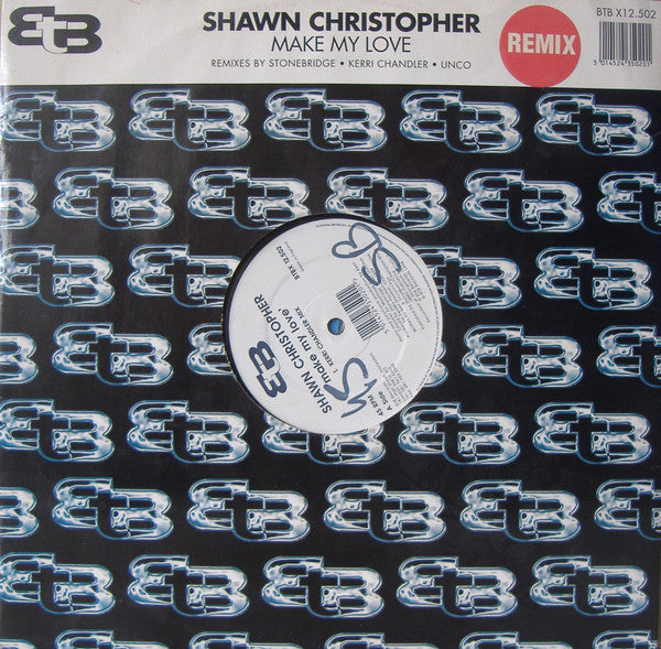 Image of Front Cover of 12" - VG/VG - SHAWN CHRISTOPHER, Make My Love (Remixes) (BTB Records ; BTBX 12.502, UK 1994, Die Cut Sleeve), pen on label. light marks only. few creases to sleeve - minor,  - 4246265S