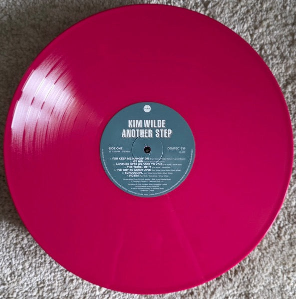 Image of Label Cover of LP - EX/EX - KIM WILDE, Another Step (Demon Records; DEMREC1239, Worldwide 2026 Reissue, Inner, Pink Vinyl), Still In Opened Shrinkwrap With Hype Sticker,  - 4216326C