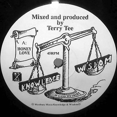 Image of Front Cover of 12" - /G - TERRY TEE, Don't Boast / Honey Love (Knowledge & Wisdom Records; KW 001 / BISH 001, UK 1994, Plain Sleeve), B-side has a mark that causes an audible click for approx 30 secs towards the end.,  - 4226248E