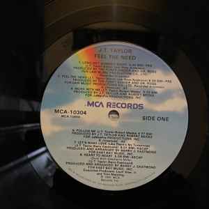 Image of Label Cover of LP - VG+/EX - J.T. TAYLOR, Feel The Need (MCA Records; MCA-10304, US 1991), Light ringwear.,  - 4246279S