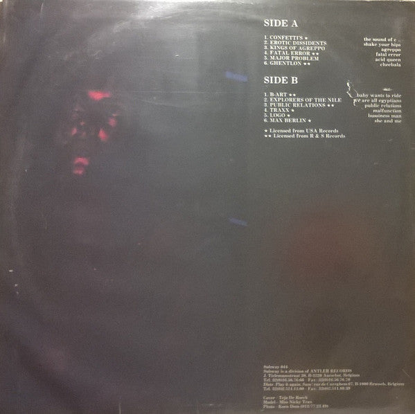 Image of Back Cover of LP - VG/VG+ - VARIOUS, New Beat - Take 2 (Subway; Subway 044, Belgium 1988), Edge and ring wear. Minor wear to disc.,  - 4246117S