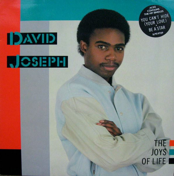 Image of Front Cover of LP - VG/VG+ - DAVID JOSEPH, The Joys Of Life (Island Records; 10.209 739.35, Portugal 1983), Wear to sleeve with ringwear & a sticker.,  - 4246282S