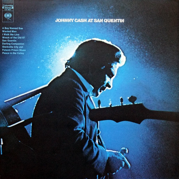 Image of Front Cover of LP - VG/VG - JOHNNY CASH, Johnny Cash At San Quentin (CBS 360 Sound (No Arrows); CS 9827, Singapore 1970s Reissue, Stereo), ,  - 4226187E