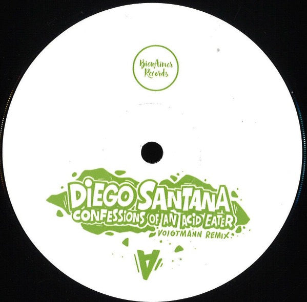 Image of Front Cover of 12" - /VG - DIEGO SANTANA, Confessions Of An Acid Eater (BienAimer Music; BARWAX 01, UK 2020), ,  - 4216346C