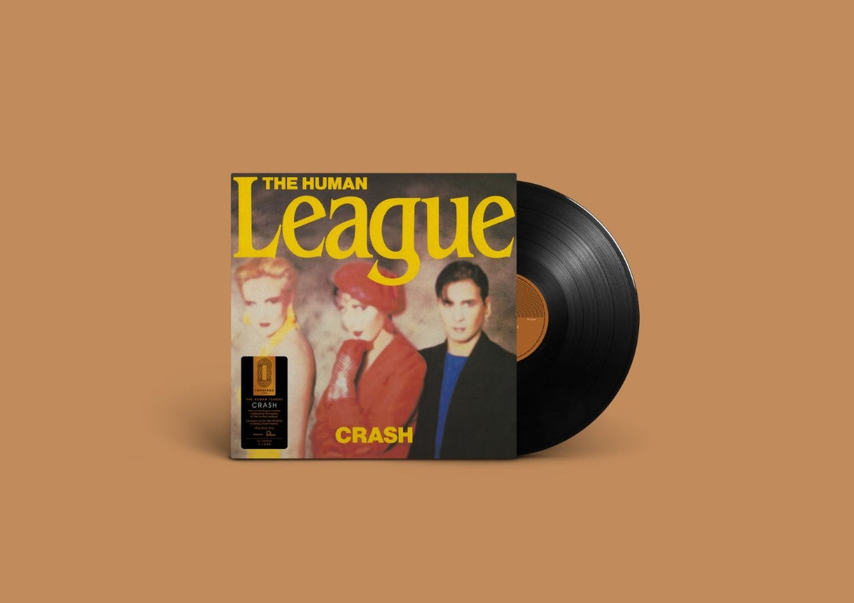 Image of Back Cover of LP - NEW/NEW - HUMAN LEAGUE, Crash (Thousand Club) (Fontana; 8854488, UK 2026 Reissue, Limited Edition 180g Black Vinyl), , Celebrating its 40th Anniversary, The Human League’s ‘Crash’ returns to the start with an all-analogue vinyl pressing. This is the album that saw the Sheffield electronic pioneers join forces with legendary Minneapolis producers Jimmy Jam & Terry Lewis, bringing an R&B edge to the band’s distinctive sound. - 9419118C