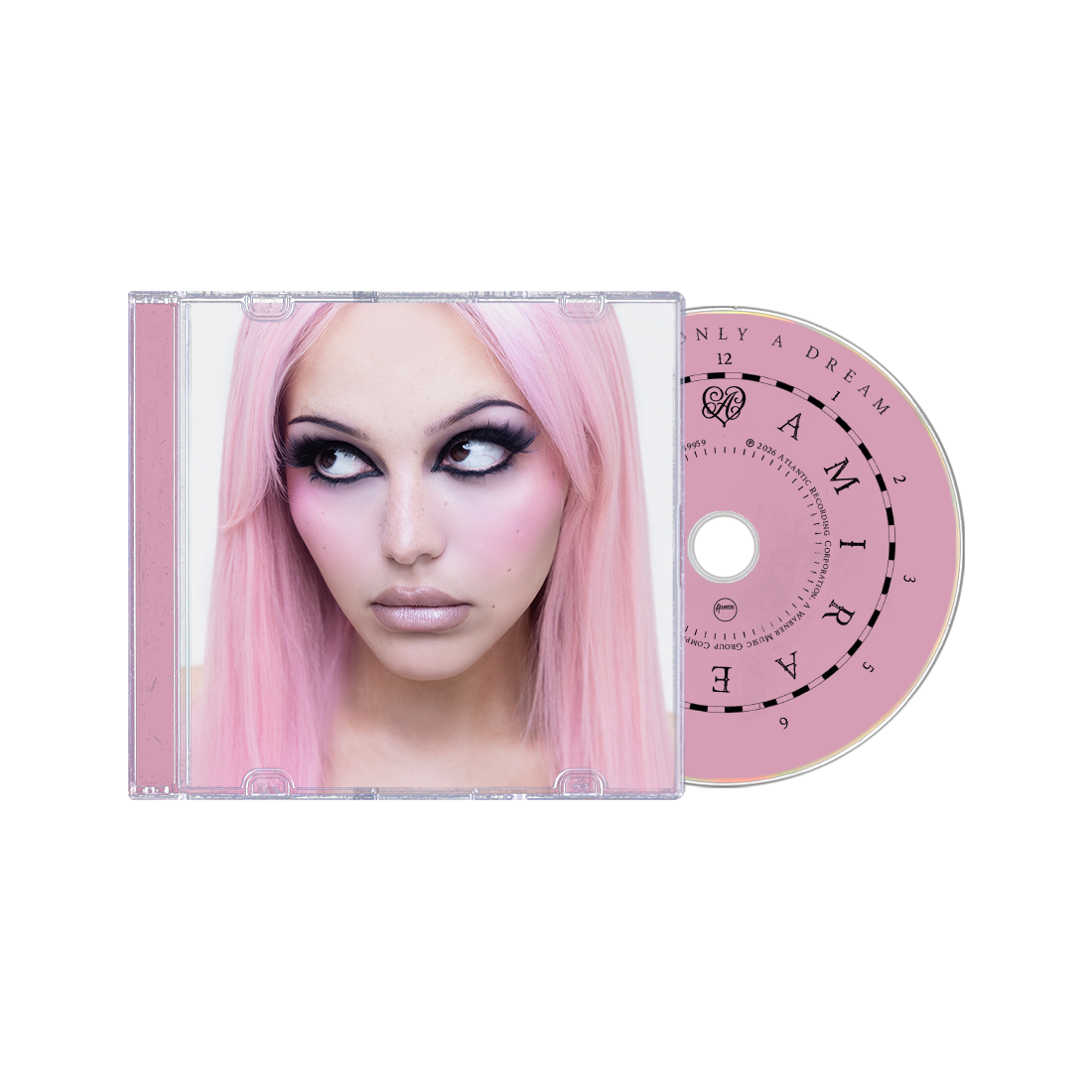 Image of Front Cover of CD - NEW/NEW - AMIRA ELFEKY, It Was Only A Dream (Atlantic; , UK 2026, Jewel Case), , Debut album from Amira Elfeky, featuring the single 'Breakdown'. It follows her EPs Surrender and Skin To Skin and her collaboration with I Prevail on 'Paradise'. - 9419133C