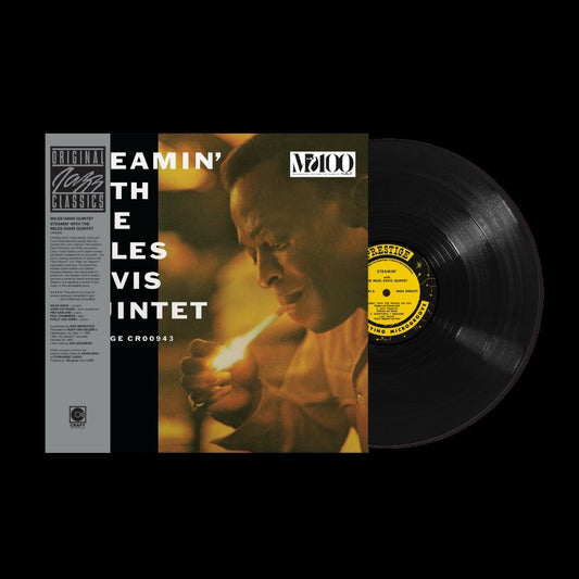 Image of Front Cover of LP - NEW/NEW - THE MILES DAVIS QUINTET, Steamin' with the Miles Davis Quintet (Concord; 7273567, UK 2026 Reissue, 180g Vinyl, All-Analog Mastering ), , Originally released in 1961, this Miles Davis Quintet recording features John Coltrane, Paul Chambers, Red Garland and Philly Joe Jones. Remastered all-analog from the original tapes for the Original Jazz Classics series. - 9419146C