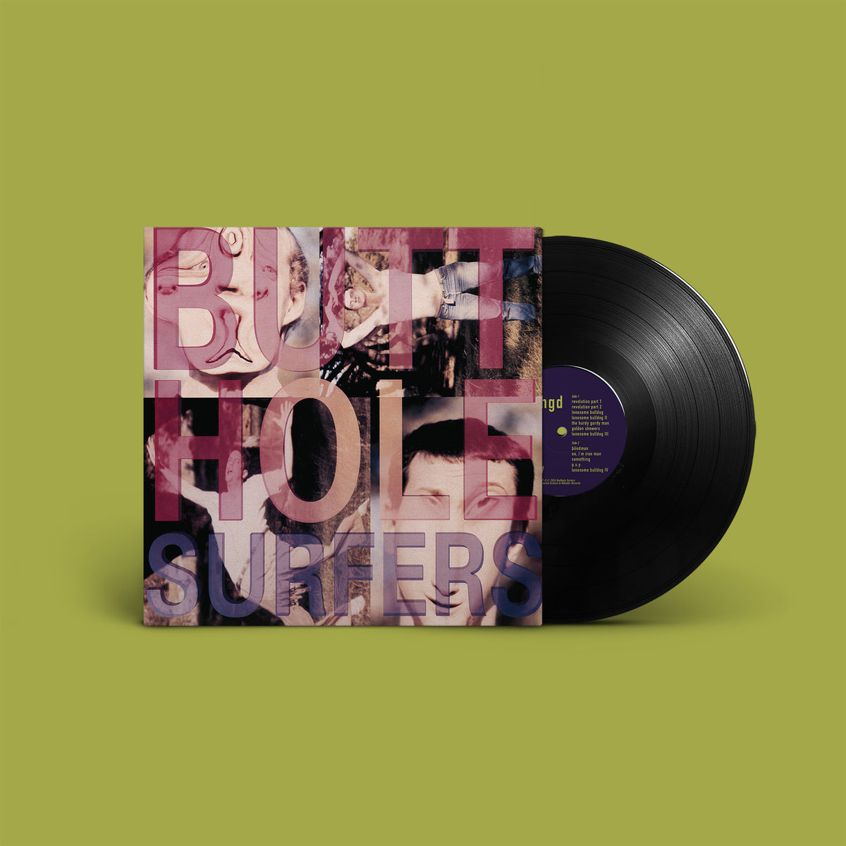 Image of Front Cover of LP - NEW/NEW - BUTTHOLE SURFERS, piouhgd (2026 Remaster) (Matador Records; OLE2060LP, UK 2026 Reissue, Black VInyl), , Remastered edition of the Butthole Surfers' fifth studio album, originally released in 1991, featuring their warped cover of Donovan's 'Hurdy Gurdy Man'. - 9419158C