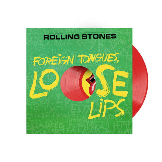 Image of Front Cover of 12" - NEW/NEW - THE ROLLING STONES, Foreign Tongues, Loose Lips (Polydor; 6126328, UK 2026, Limited Edition Heavyweight Red Vinyl with CD), , Deluxe edition of The Rolling Stones album Foreign Tongues, with five additional Loose Lips recordings including collaborations with Steve Winwood and Courtney Pine. Five new tracks on red vinyl, with the original 14-track studio album included on CD. - 9419186C