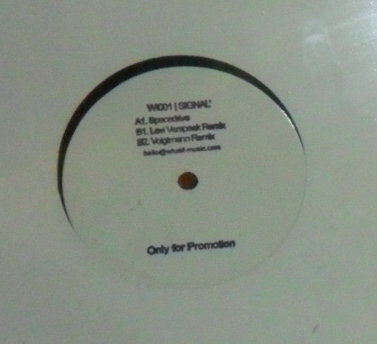 Image of Front Cover of 12" - /VG+ - SIGNAL', Spacedrive EP (What.if; WI001, Spain 2015), ,  - 4246355S