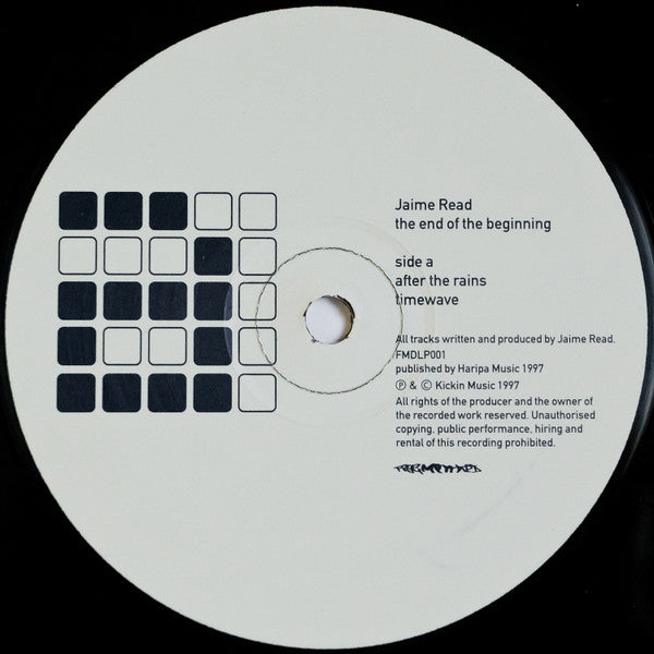 Image of Label Cover of 3xLP - VG/VG - JAIME READ, The End Of The Beginning (Fragmented Records; FMD LP 001, UK 1997), Old price sticker on rear sleevc,  - 4216402C