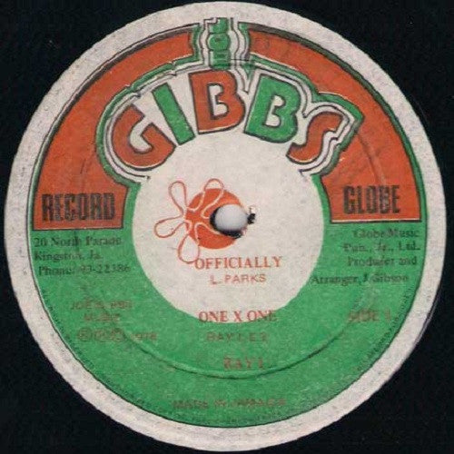 Image of Front Cover of LP - /VG - L. PARKS / RAY I / JOE GIBBS & THE PROFESSIONALS, Officially / One X One / Lord Oh (Joe Gibbs Record Globe; none, Jamaica 1978), Hairline marks only,  - 4246356S
