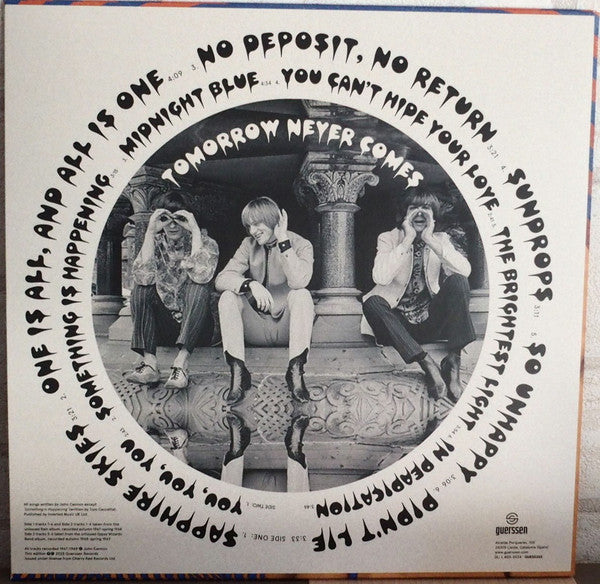 Image of Back Cover of LP - VG+/VG+ - RAIN, Tomorrow Never Comes (Guerssen; GUESS265, Spain 2025, Insert), ,  - 4246382S