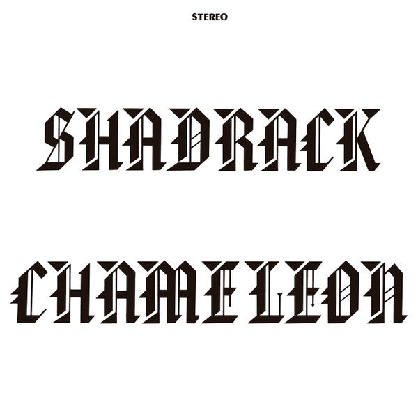 Image of Front Cover of LP - VG+/VG+ - SHADRACK CHAMELEON, Shadrack Chameleon (Out-Sider; OSR062, Spain 2017 Reissue, Insert), Still In Opened Shrinkwrap With Hype Sticker,  - 4246388S