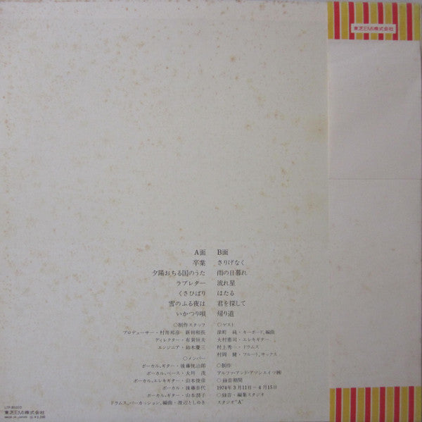 Image of Back Cover of LP - VG/VG+ - RED BIRD, Collection of Letters (Liberty; LTP-85010, Japan 1974, Pasteback Sleeve, Booklet & Inner, With Obi), Light marks only. Foxing on sleeve and obi, light corner wear.,  - 4246415S