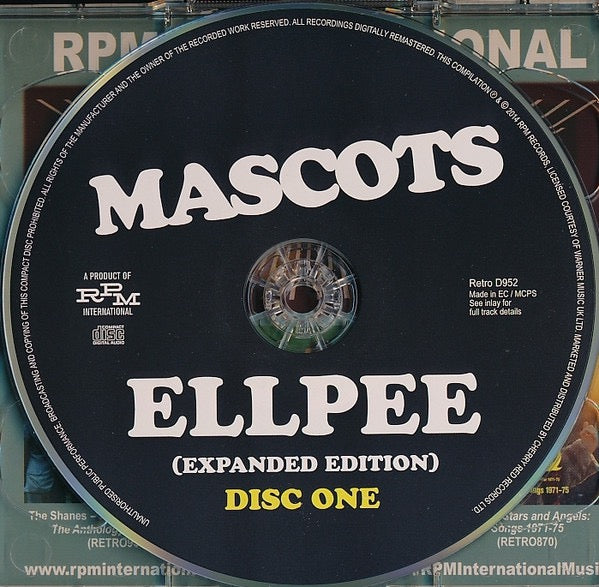 Image of Label Cover of 2xCD - VG+/VG+ - THE MASCOTS, Ellpee [Expanded Edition] (RPM Records; Retro D952, UK 2014 Reissue, Double CD Case), ,  - 4216489C