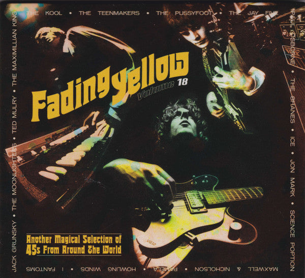 Image of Front Cover of CD - VG+/VG+ - VARIOUS, Fading Yellow Volume 18 (Another Magical Selection Of 45s From Around The World) (Busy Bee Production; BBP085, Sweden 2021), ,  - 4236226E