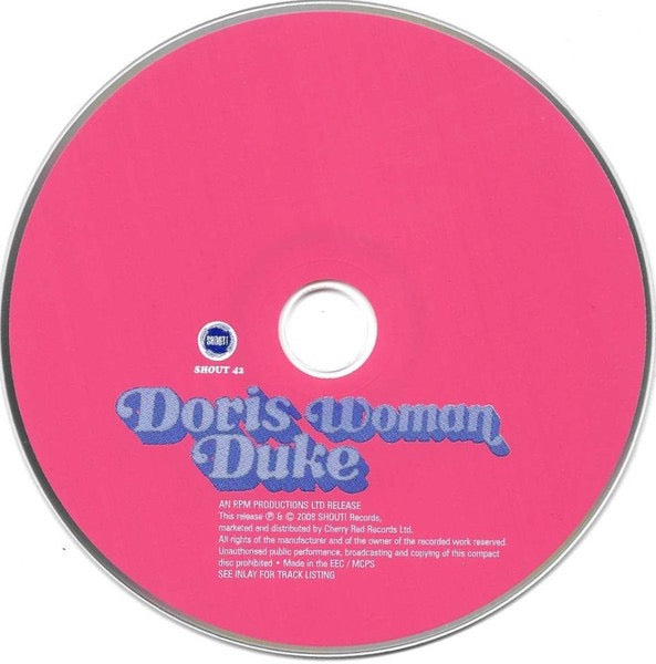 Image of Label Cover of CD - VG+/VG+ - DORIS DUKE, Woman (Shout! Records; SHOUT 42, UK 2008 Reissue, Jewel Case), ,  - 4216582C