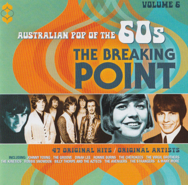 Image of Front Cover of 2xCD - VG+/VG+ - VARIOUS, The Breaking Point (Australian Pop Of The 60s Vol 6) (Sony Music; 88985414622, Australia 2017, Jewel Case), ,  - 4236227E