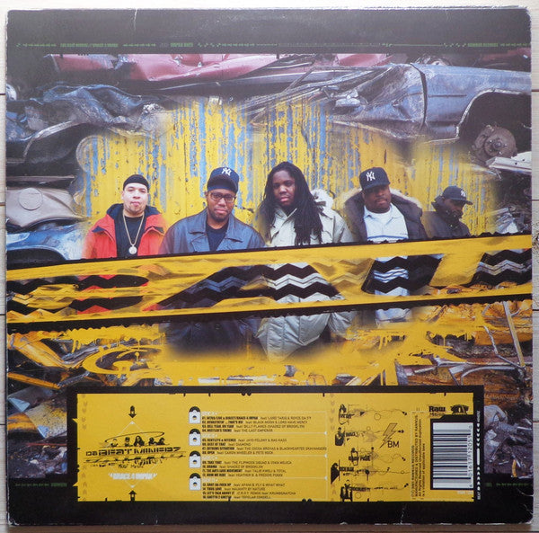 Image of Back Cover of 2xLP - VG/VG - DA BEATMINERZ, Brace 4 Impak (Rawkus; RWK 1205, US 2001, 2 Inners), ,  - 4226343E