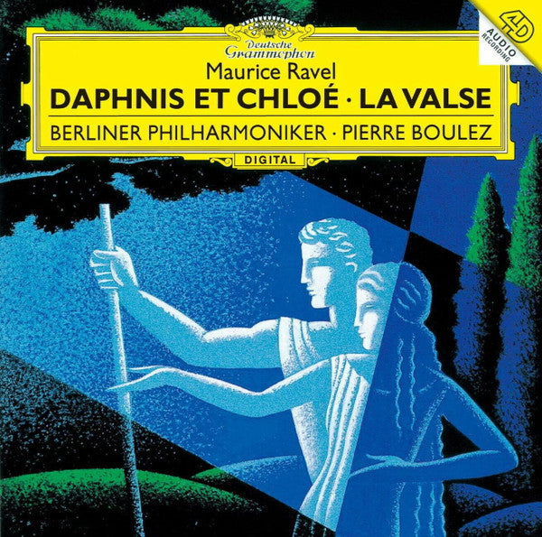 Image of Front Cover of CD - VG+/VG+ - MAURICE RAVEL / BERLINER PHILHARMONIKER, PIERRE BOULEZ, Daphnis Et Chloe / La Valse (Deutsche Grammophon; UCCS-50065, Japan 2021), no obi,  - 4256164S