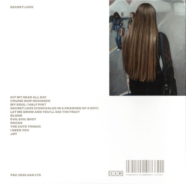 Image of Back Cover of CD - VG+/VG+ - DRY CLEANING, Secret Love (4AD; 4AD0868CD, US 2026, Card Sleeve), ,  - 4216587C