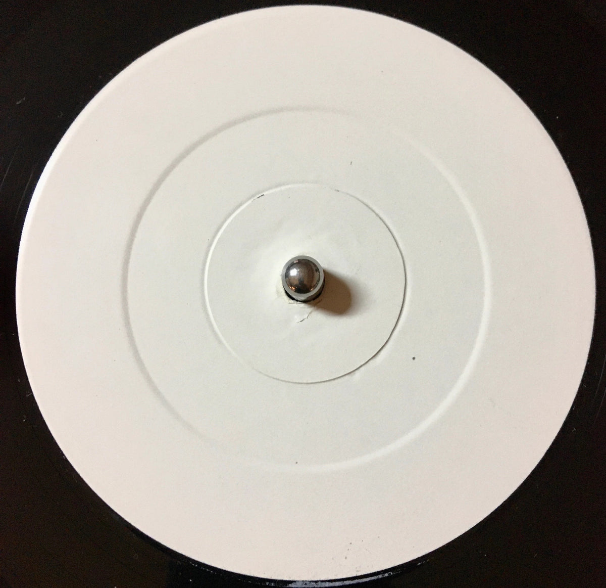Image of Front Cover of 12" - /G - MR CHALLIS, 15 Minute Riddim (Not On Label; CH15MIN 001, UK 2002, White Label, Single Sided), Plays above grade. Writing on label in marker pen,  - 4216610C