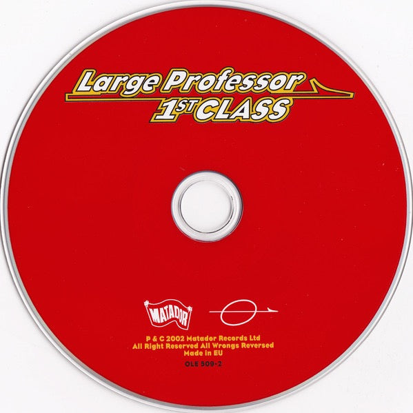 Image of Label Cover of CD - VG+/VG - LARGE PROFESSOR, 1st Class (Matador; OLE 509-2, Europe 2002, Jewel Case), ,  - 4216607C