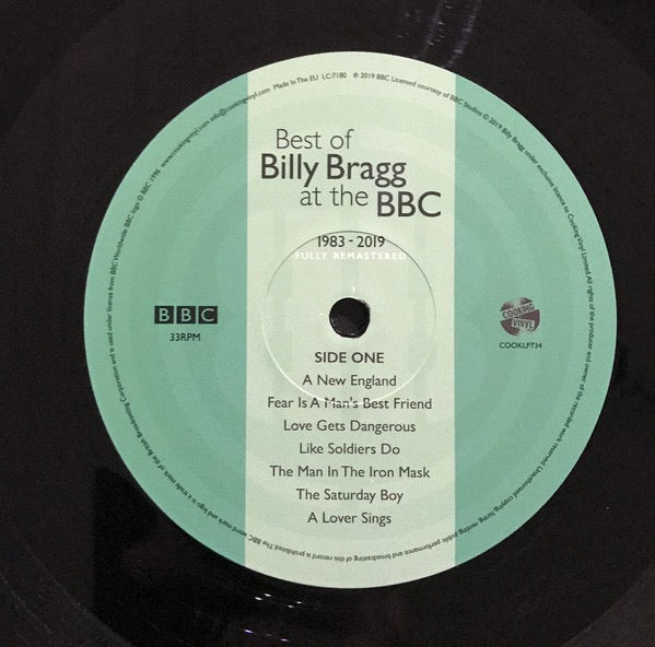 Image of Label Cover of 3xLP - VG+/EX - BILLY BRAGG, Best Of Billy Bragg At The BBC 1983 - 2019 (Cooking Vinyl; COOKLP734, UK 2019, 3 Inners, Insert), Slight Corner Wear,  - 4226316E