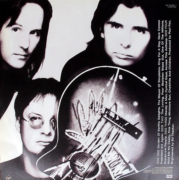 Image of Back Cover of 2xLP - VG+/EX - XTC, Oranges & Lemons (Virgin ; 166 427008 1, Brazil 1989, Insert), ,  - 4226311E