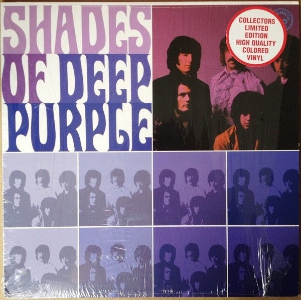 Image of Front Cover of LP - EX/VG+ - DEEP PURPLE, Shades Of Deep Purple (Tetragrammaton Records ; T-102, US 2006 Reissue, Purple Vinyl), Still In Stickered Shrinkwrap,  - 4226304E
