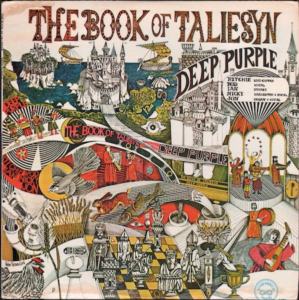 Image of Front Cover of LP - VG/VG - DEEP PURPLE, The Book of Taliesyn (Tetragrammaton; T-107, US 1968, Terre Haute Press), Strong VG, Damage To Sleeve Opening, Split Seam,  - 4226303E