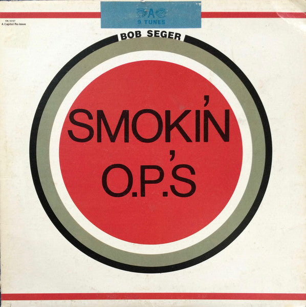 Image of Front Cover of LP - VG/VG - BOB SEGER, Smokin' O.P.'S (Capitol Records; SN-16107, US Reissue, Pasteback Sleeve, Specialty Pressing. Late 70's/Early 80's Reissue), Hairlines and storage marks. Foxing, edge wear,,  - 4246456S