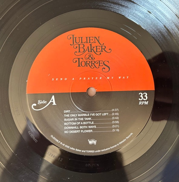 Image of Label Cover of LP - EX/EX - JULIEN BAKER & TORRES, Send A Prayer My Way (Matador; OLE2108LP, US 2025, Inner), Still In Opened Shrinkwrap,  - 4216650C