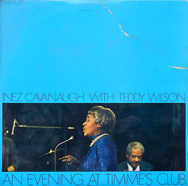 Image of Front Cover of LP - VG/VG - INEZ CAVANAUGH WITH TEDDY WILSON, An Evening At Timme's Club (Sonet; SLPS 1005, Denmark 1969, Laminated Flipback Sleeve), Hairlines and light scuffs. Corner wear, wear to opening edge.,  - 4246457S