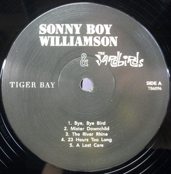 Image of Label Cover of LP - EX/EX - SONNY BOY WILLIAMSON & THE YARDBIRDS, Sonny Boy Williamson & The Yardbirds (Tiger Bay ; TB6096, Europe 2017, Gatefold, 180 Gram Vinyl, Mono), ,  - 4226301E