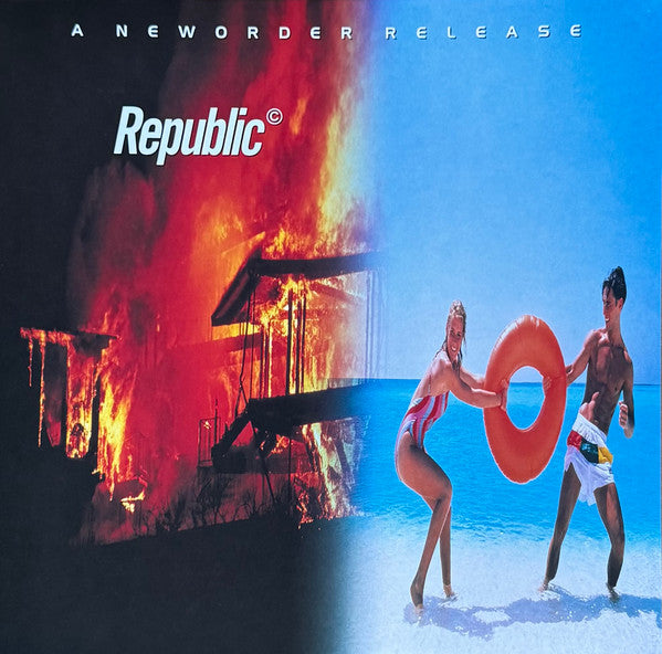 Image of Front Cover of LP - VG+/VG+ - NEW ORDER, Republic (Rhino Records; 0825646072231, Europe 2015 Reissue, Inner, 180 Gram Vinyl), ,  - 4246362S