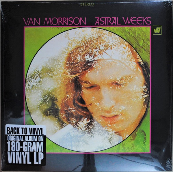 Image of Front Cover of LP - EX/VG+ - VAN MORRISON, Astral Weeks (Warner Records; 081227950378, Europe 2020 Reissue), Sleeve has a corner crease, still In opened shrinkwrap with hype sticker.,  - 4216727C