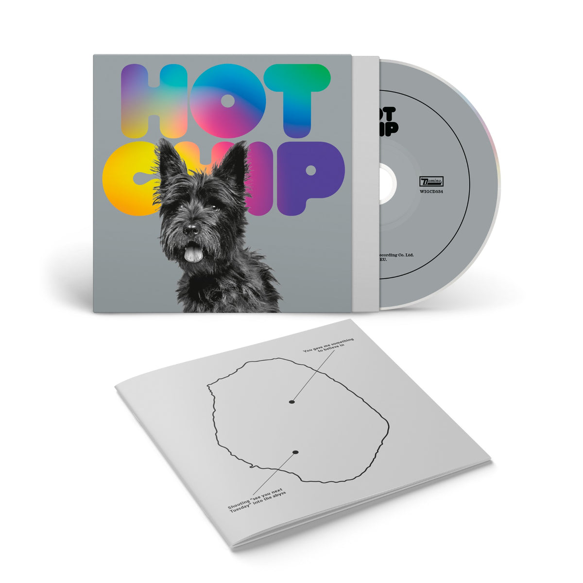 Image of Front Cover of CD - NEW/NEW - HOT CHIP, A Long Way From Kansas (Domino; WIGCD534, UK 2027, Card Sleeve), , Hot Chip's ninth studio album responds to a turbulent world with distorted, dancefloor-ready electronic pop, finding moments of celebration and belonging amid uncertainty. Features Beth Ditto and Eddie Chacon. - 9419492C