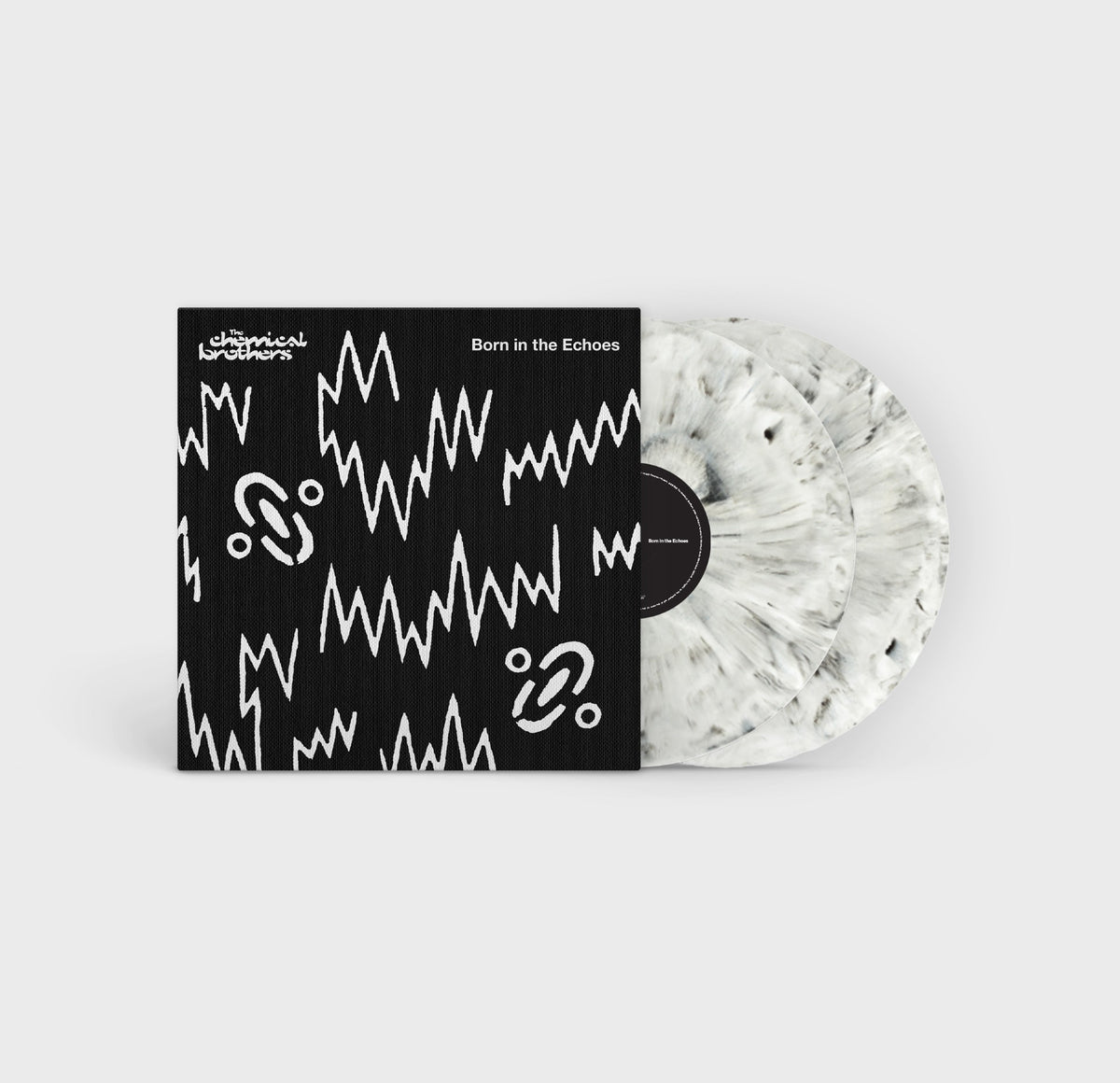 Image of Front Cover of 2xLP - NEW/NEW - THE CHEMICAL BROTHERS, Born In The Echoes (UMR; XDUSTLPY10, UK 2026, Limited Edition 180g White Marble Vinyl), , The Chemical Brothers' Grammy-winning eighth album returns on limited-edition double 180g marbled vinyl, featuring ‘Go’ with Q-Tip, ‘Wide Open’ with Beck and ‘Under Neon Lights’ with St. Vincent. - 9419506C