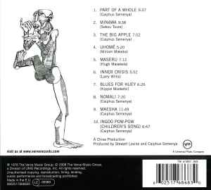 Image of Back Cover of CD - EX/EX - HUGH MASEKELA, Home Is Where The Music Is (Verve Records; 0602517686830, Europe 2008, Digipak), ,  - 4236311E