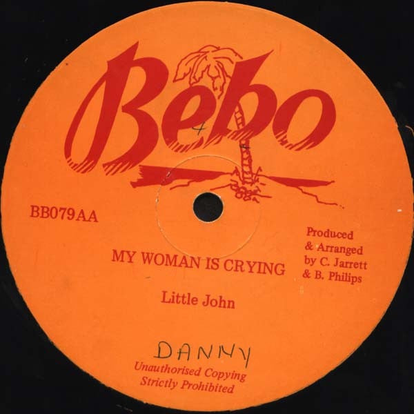 Image of Back Cover of 12" - /VG - ZUZU / LITTLE JOHN, Somebody Lover / My Woman Is Crying (Bebo's Music; BB079, US , Plain Sleeve), ,  - 4316127C