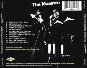Image of Back Cover of CD - VG+/VG+ - THE LOVE UNLIMITED ORCHESTRA*, White Gold (Mercury; 314 546 218-2, US 1999, Jewel Case), ,  - 4236153E