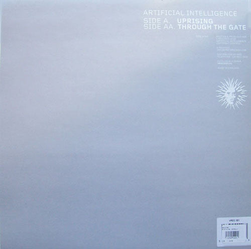 Image of Back Cover of 12" - VG/VG - ARTIFICIAL INTELLIGENCE, Uprising / Through The Gate (V Recordings; VRECSUK001, UK 2004, Picture Sleeve), Light marks only to disc, edge & ring wear to sleeve.,  - 4326003E