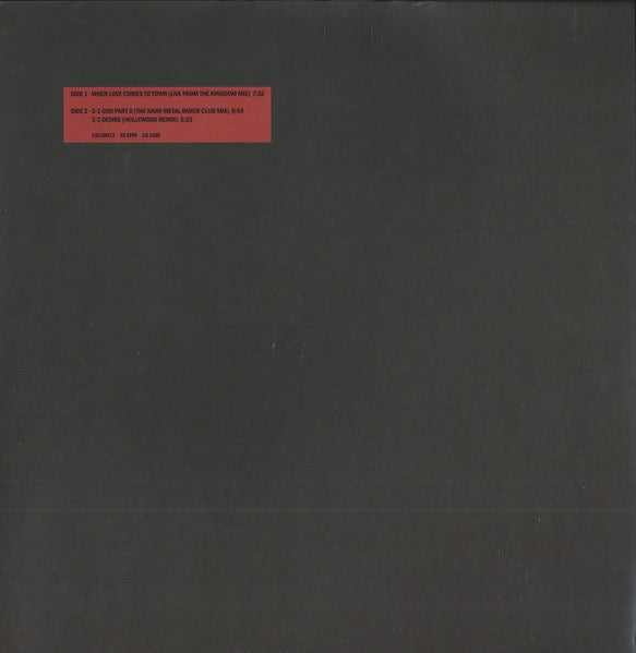 Image of Back Cover of 12" - NEW/NEW - U2, 3-D Dance Mixes (U2 Dot Com ; U2COM13, UK, Europe & US 2018, Gatefold, 45 RPM), ,  - 4236203E
