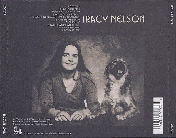 Image of Back Cover of CD - VG+/VG+ - TRACY NELSON, Tracy Nelson (DBK Works; dbk507, US 2004), ,  - 4356002S