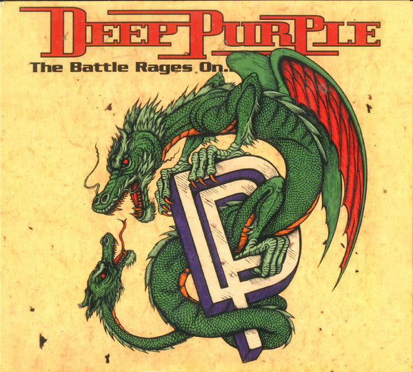 Image of Front Cover of 2xCD - VG+/VG+ - DEEP PURPLE, The Battle Rages On... / Come Hell Or High Water (Hear No Evil Recordings; HNECD037D, UK 2014, Double Digipak), ,  - 4336021E